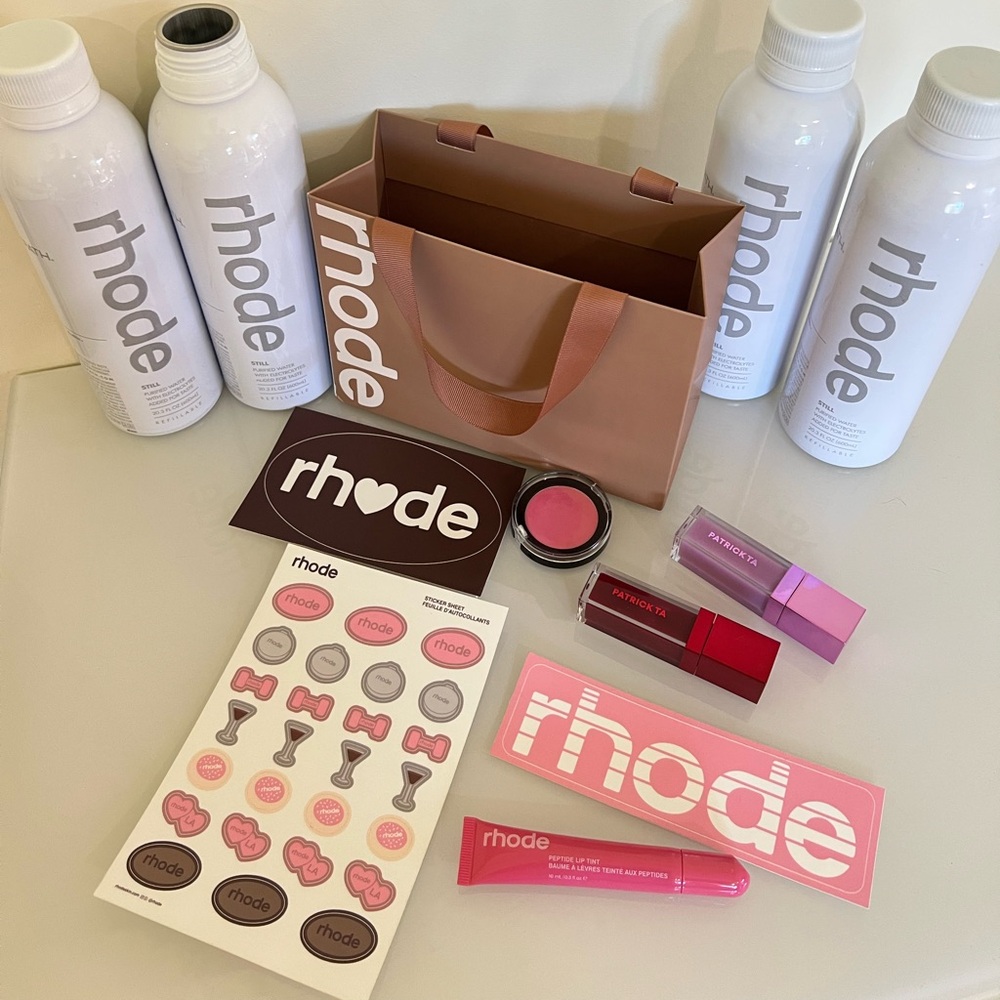 Rhode and Patrick Ta lip glosses